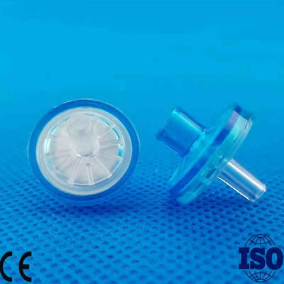 ABS 0.2um 0.3um Syringe Air Filter With Female Luer Lock / Male Luer Slip