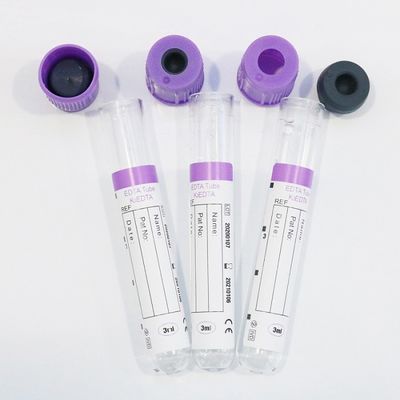 EDTA Blood Collection Tube 1ml 2ml 3ml 4ml 5ml