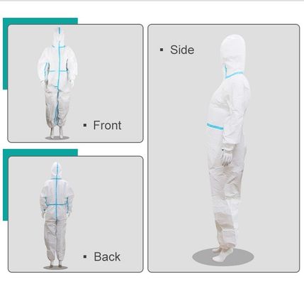 EN 13795 Disposable Medical Gowns PPE Protective Coverall