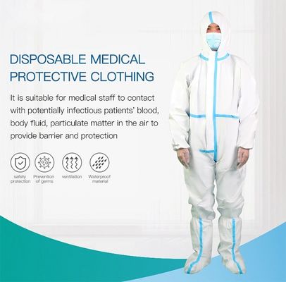 EN 13795 Disposable Medical Gowns PPE Protective Coverall