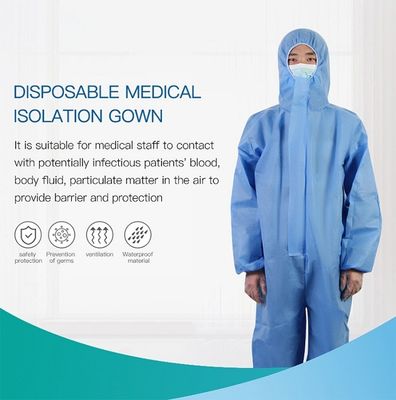 EO Disposable Medical Gowns 4b Pp Pe Isolation Gown