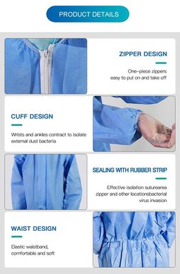 EO Disposable Medical Gowns 4b Pp Pe Isolation Gown