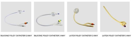 2 Way 3 Way Silicone Foley Catheter 18fr 30cc Balloon Catheter