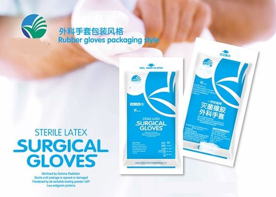 CE Certification Disposable Exam Gloves Natural Latex Surgical Gloves
