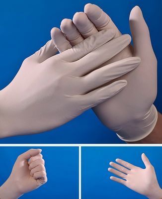 Natural Rubber Latex Disposable Exam Gloves Non Sterile Powdered