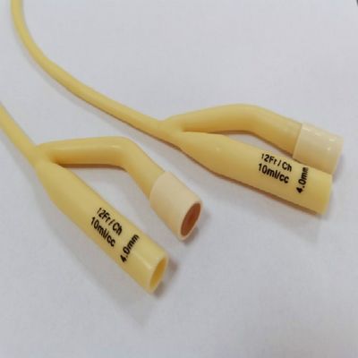 8F 10F 12F 14F 2 Way Silicone Foley Catheter For Hospital Homecare