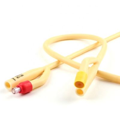 8F 10F 12F 14F 2 Way Silicone Foley Catheter For Hospital Homecare