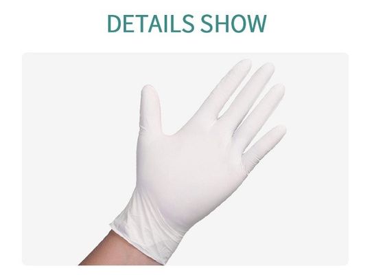 EN455 EN374 Powder Free Disposable Exam Gloves Latex Glove Civil Using