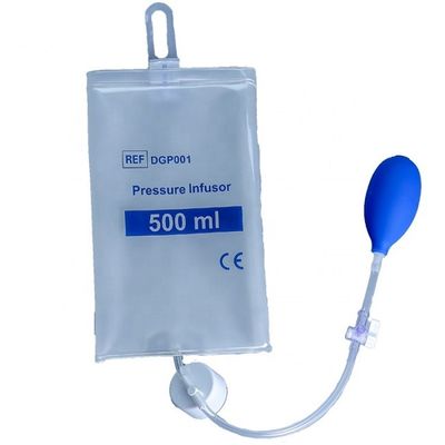 Nylon Transparent Pressure Infusion Bag 1000ml For Rapid Infusion