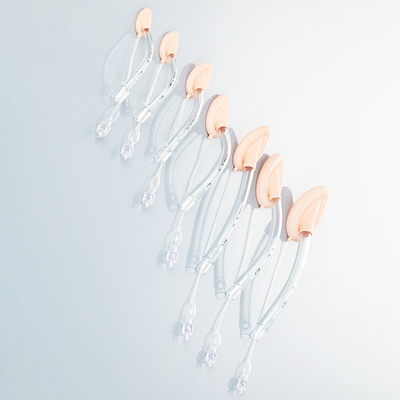 Double Lumen Silicone Laryngeal Airway Tube With Mask Intubated