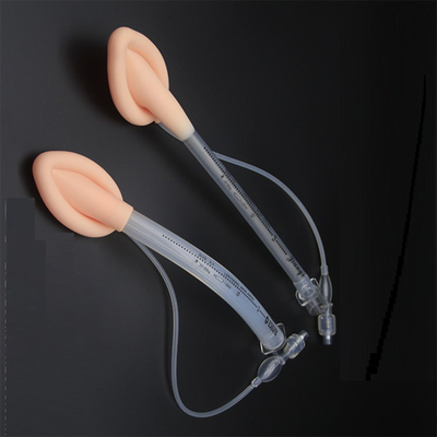 Double Lumen Silicone Laryngeal Airway Tube With Mask Intubated