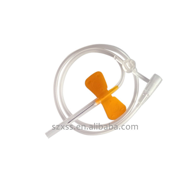 Hospital Blood Draw Butterfly Needle Safety With Luer Adapter