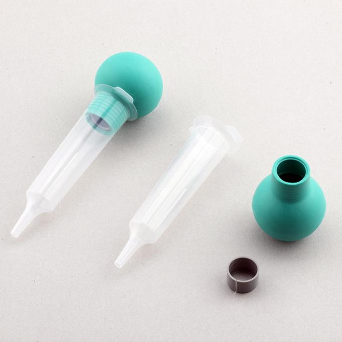 Transparent Sterile Disposable Rubber Ball Syringe 60Ml For Feeding